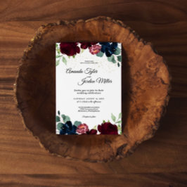 Invitación Boda de la celebración de verano