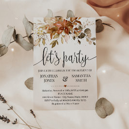 Invitación Boda de la celebración del otoño del otoño del com