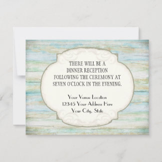 Invitación Boda de la costa costera de Driftwood Ocean Beach