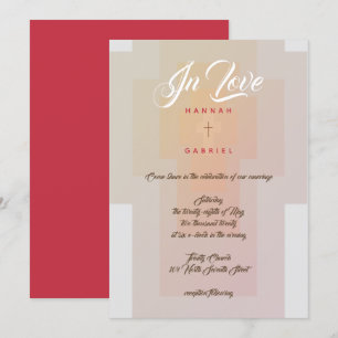 Invitación Boda de la Cruz Cristiana