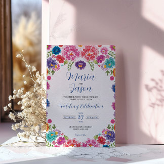 Invitación Boda de la Fiesta Botánica Floral Mexicana