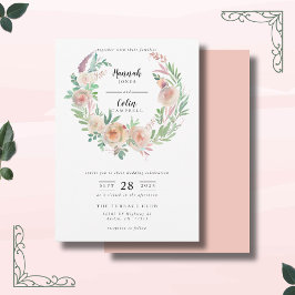 Invitación Boda de la flor de la flor romance eterna