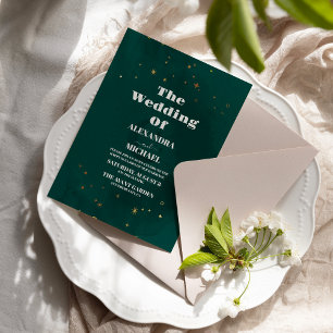 Invitación Boda de la Galaxia de la Nebula Maroon del Espacio