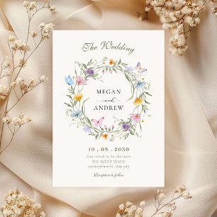 Invitación Boda de la herida floral