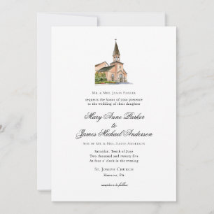 Invitación Boda de la Iglesia Religiosa