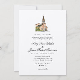 Invitación Boda de la Iglesia Religiosa