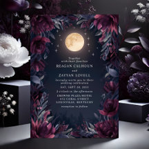 Boda de la luna del jardín de medianoche