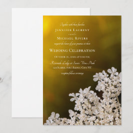 Invitación Boda de la luz del sol a lo lejos de la Reina Ana