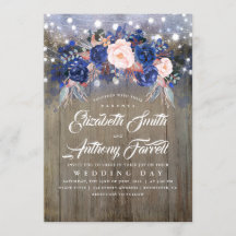 Boda de la Marina Floral Rustic String Lights