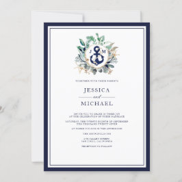 Invitación Boda de la Marina Náutica Rusa