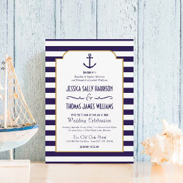 Invitación Boda de la Marina Náutica y del Anclaje de la Band