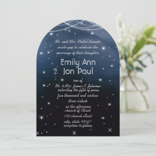 Invitación Boda de la noche bajo las estrellas