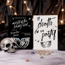 Invitación Boda de la Noche de Halloween de Living Wed