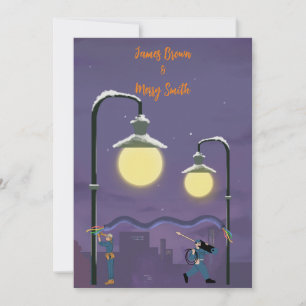 Invitación Boda De La Noche De Lovecraft