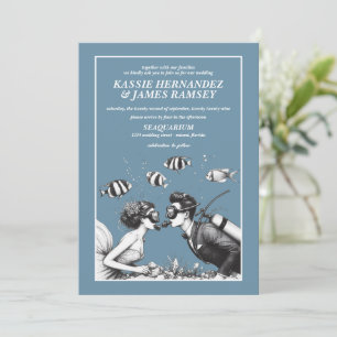 Invitación Boda de la pareja de Scuba