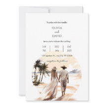 Boda de la Pareja Tropical Bohemia Sunset Beach