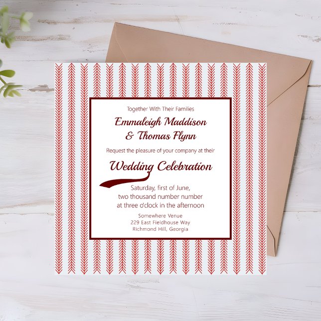 Invitación Boda de la Plaza Deportiva del Béisbol (Subido por el creador)