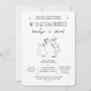 Invitación Boda de la Princesa y la Rana