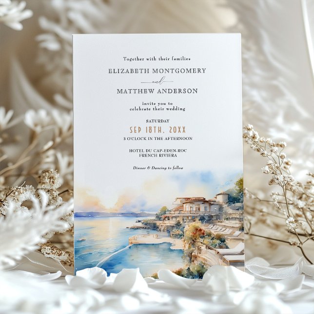 Invitación BODA de la Riviera Francesa CAP-EDEN-ROC (Subido por el creador)