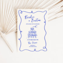 Boda de la torre de champagne azul con mano