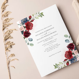 Invitación Boda de la vegetación de color de la araña de borg
