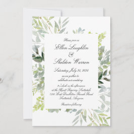 Invitación Boda de la vegetación toscana