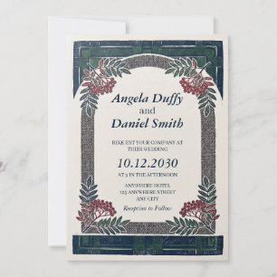 Invitación Boda de la Victorian Highland Lodge Henderson Tart