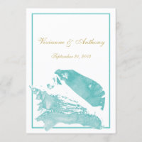 Boda de la zona marina de Golden y Aqua