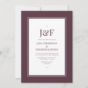 Invitación Boda de Laca de Cereza