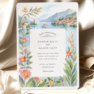 Invitación Boda de Lakeside Italiano