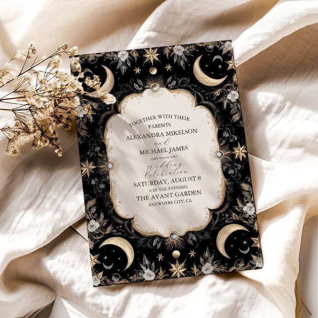 Invitación Boda de las Estrellas Celestes de la Luna Celestia (Subido por el creador)