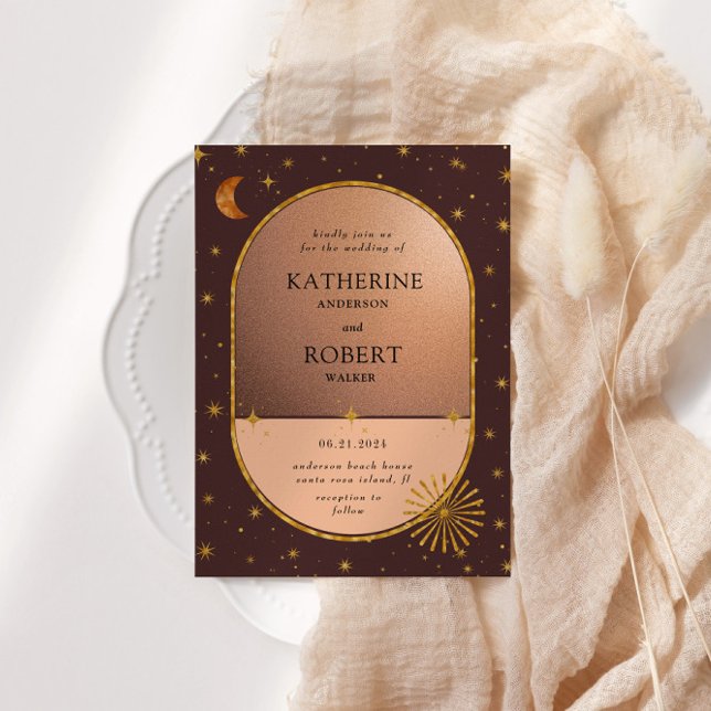 Invitación Boda de las Estrellas Celestes de la Luna Celestia (Subido por el creador)