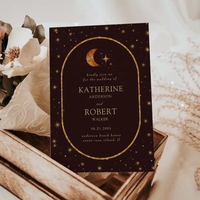 Invitación Boda de las Estrellas Celestes de la Luna Celestia (Subido por el creador)