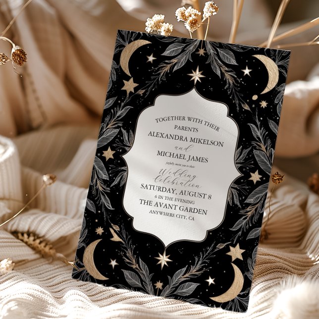 Invitación Boda de las Estrellas Móviles Celestes Botánicas V (Subido por el creador)
