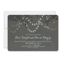 Boda de las luces de cadena de Relieve metalizado 