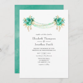 Invitación Boda de las luces florales de la Casa de la Moneda