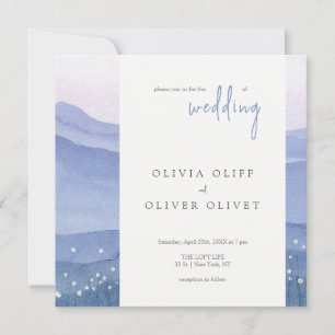 Invitación Boda de las Montañas Púrpura