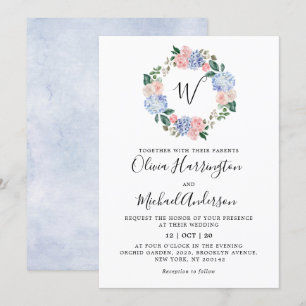 Invitación Boda de las rosas rosa rosa rosa rosa pastel de ho