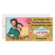 Invitación Boda de Las Vegas