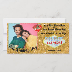 Invitación Boda de Las Vegas