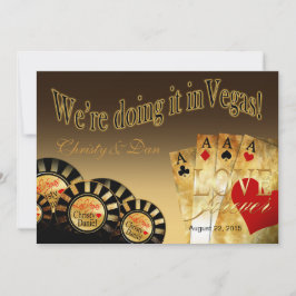Invitación Boda de Las Vegas Deluxe | arena