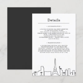 Invitación Boda de Las Vegas | Detalles del invitado