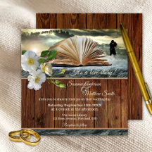 Boda de libros de la biblioteca Romance Love Story