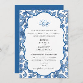 Invitación Boda De Licitación Set Spun Sugar & Skydiver Blue