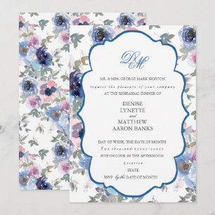 Invitación Boda De Licitación Set Spun Sugar & Skydiver Blue