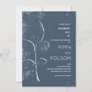 Invitación Boda de lienzo iluminado por luna