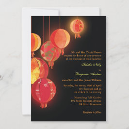 Invitación Boda de Linternas del Jardín de la Noche