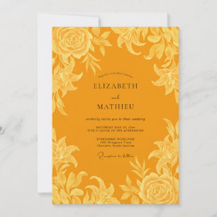 Invitación Boda de Lirio Azafrán