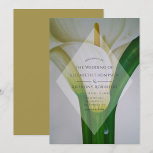 Invitación Boda de Lirio Calla