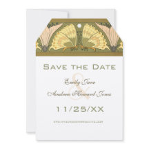 Boda de lirio de Calla de mariposa Art Deco